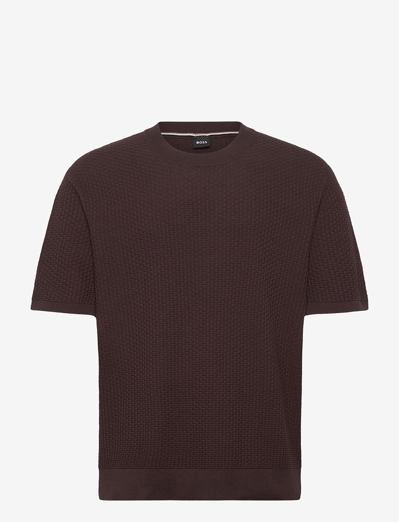 BOSS - H-Nilton - lühikeste varrukatega t-särgid - dark brown - 0
