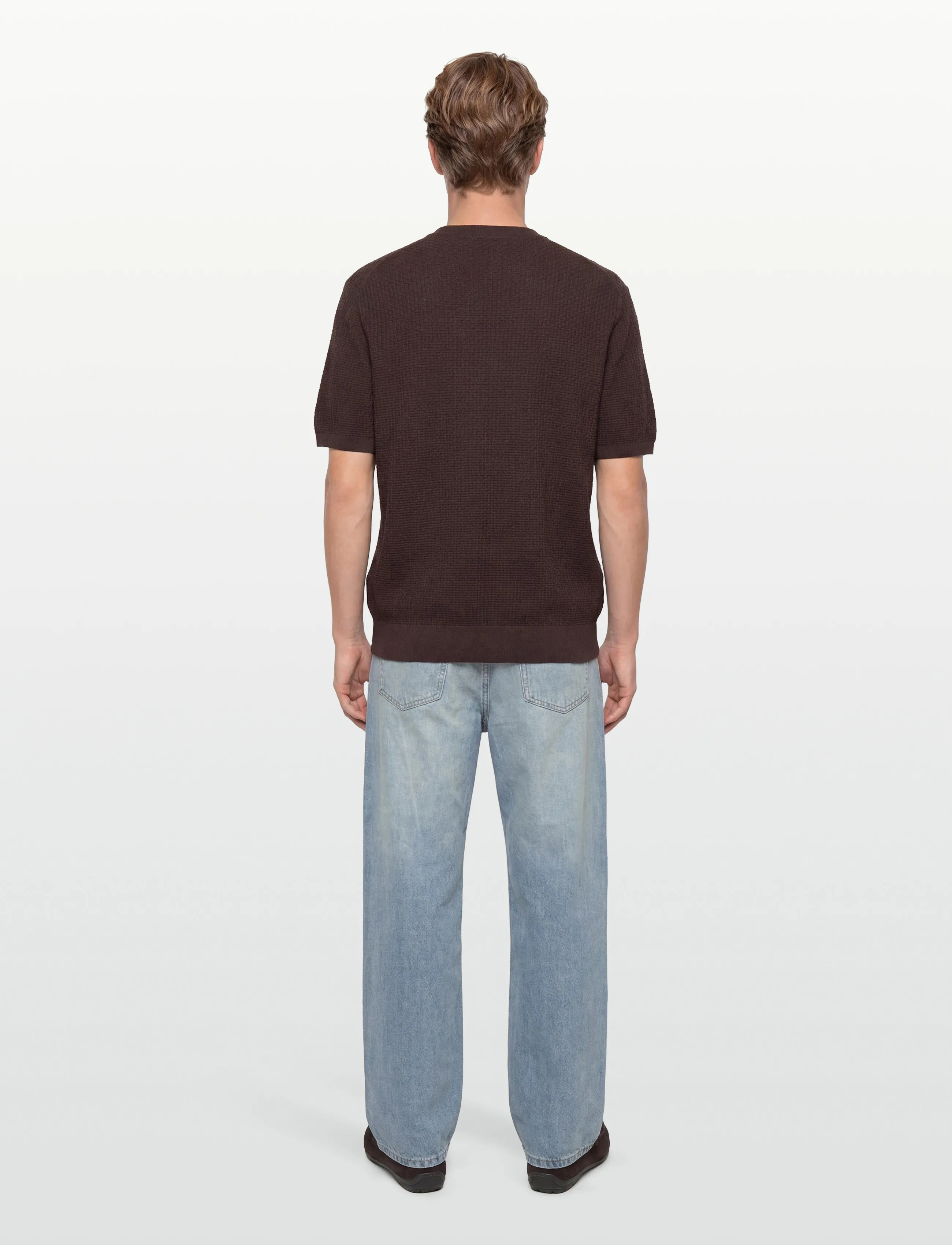 BOSS - H-Nilton - kortermede t-skjorter - dark brown - 4