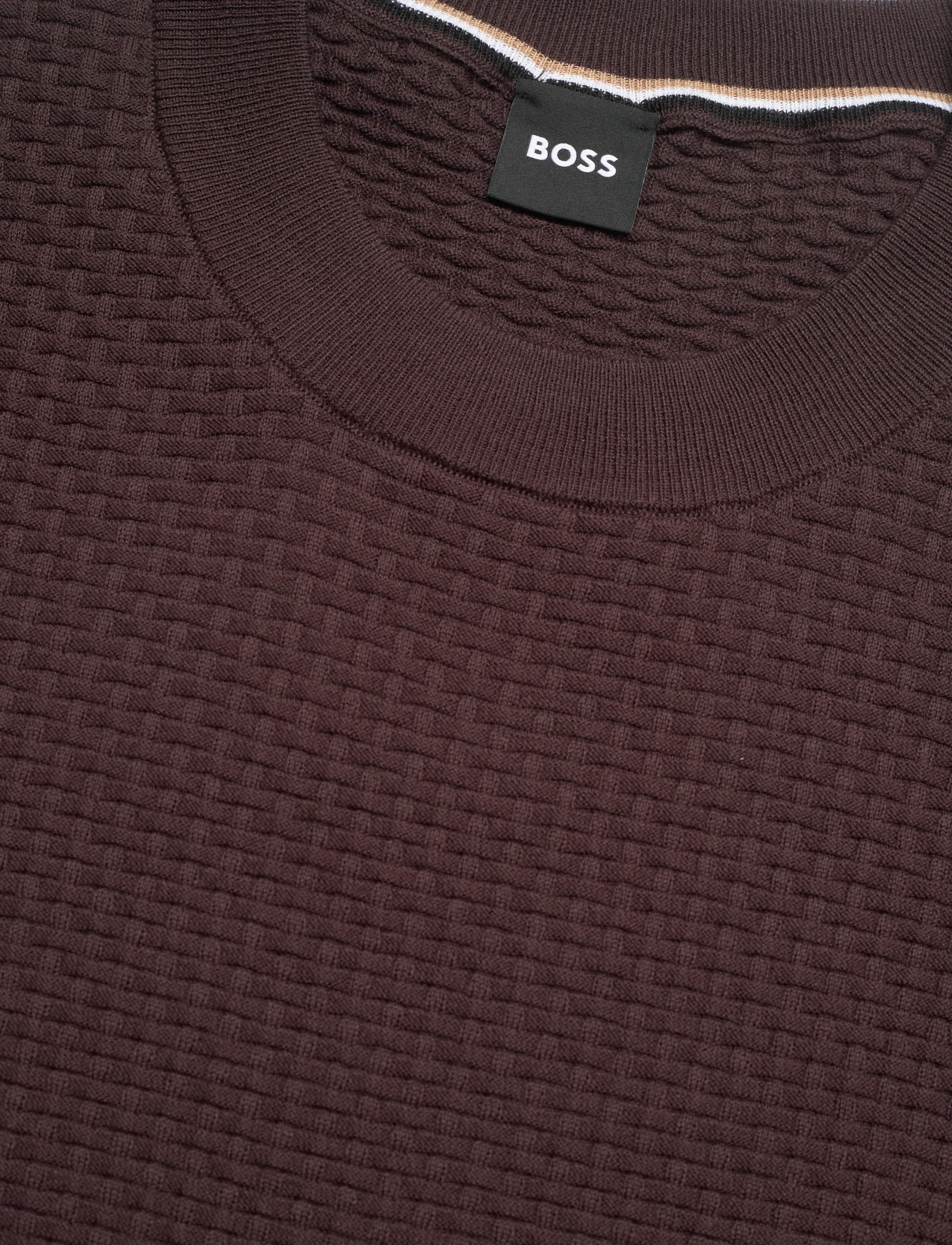 BOSS - H-Nilton - lyhythihaiset - dark brown - 2