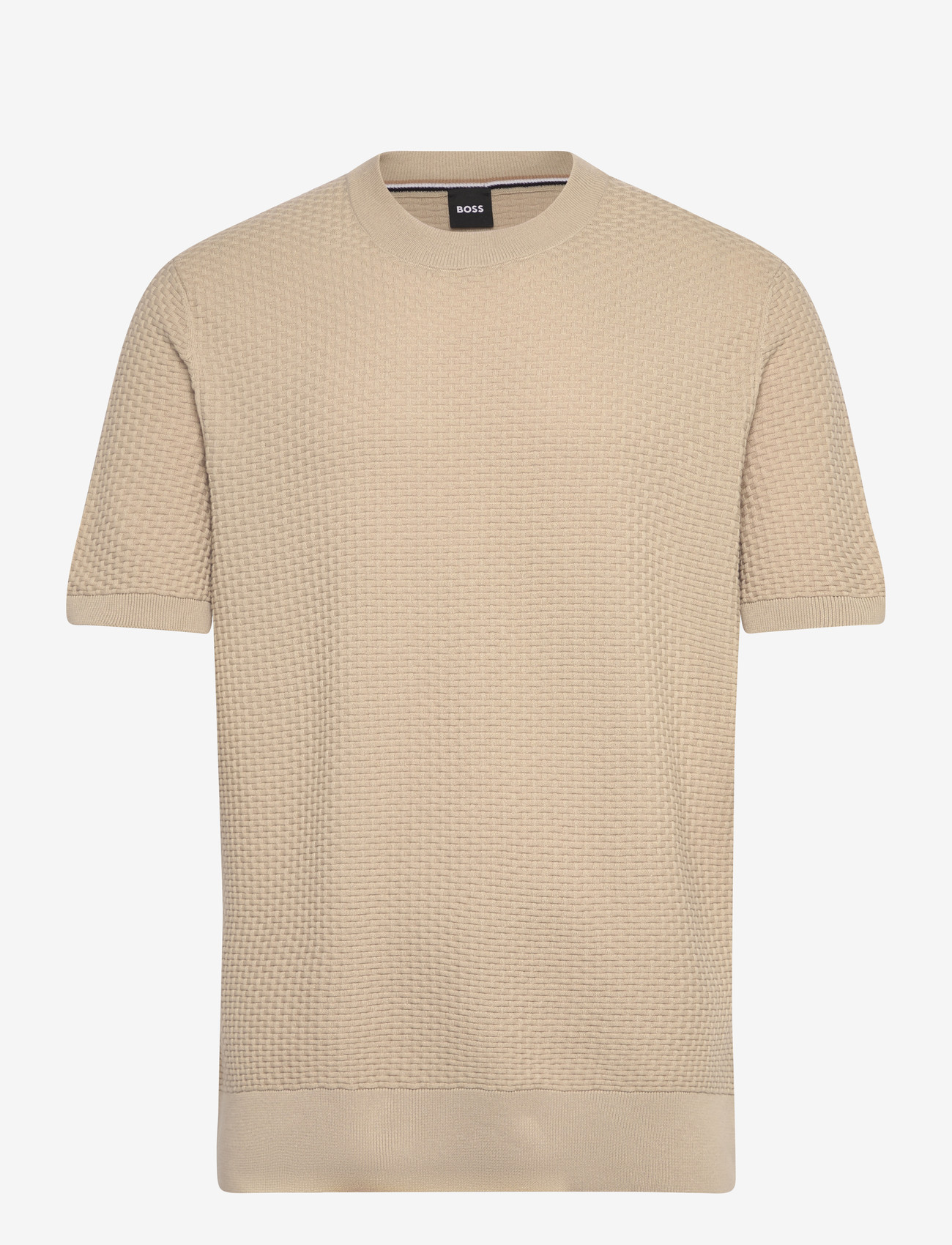 BOSS - H-Nilton - kortærmede t-shirts - open beige - 1