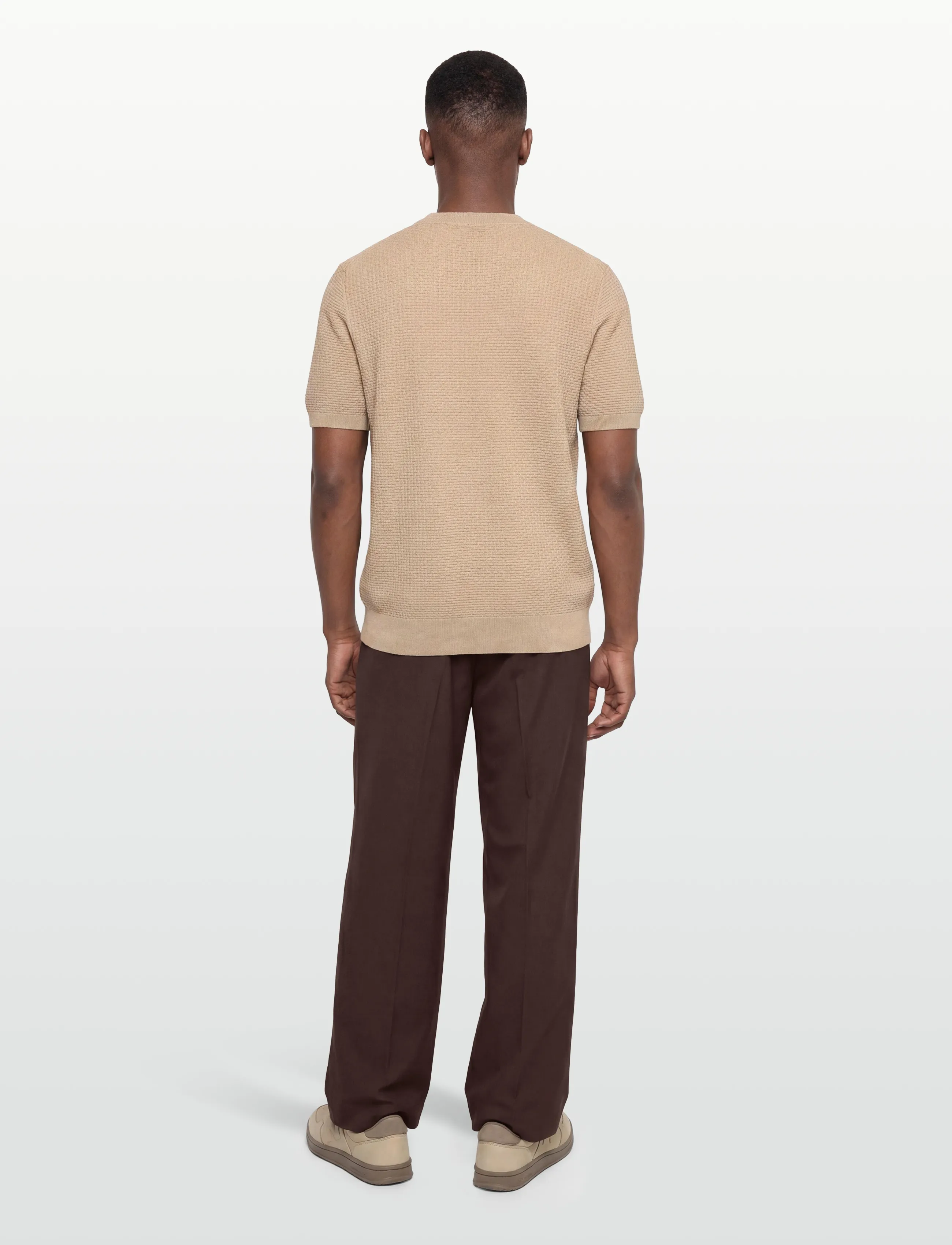 BOSS - H-Nilton - t-krekli ar īsām piedurknēm - open beige - 4