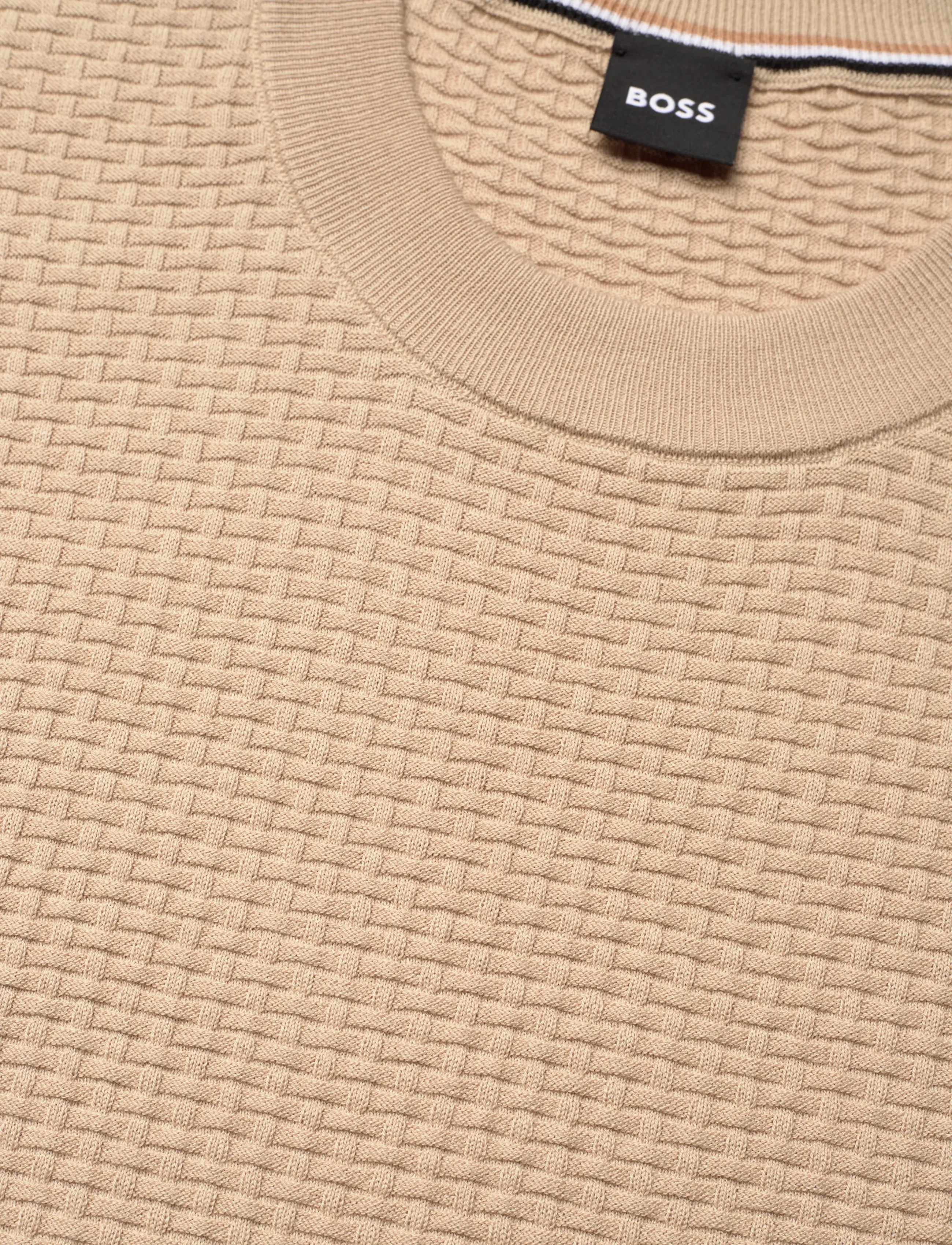 BOSS - H-Nilton - t-krekli ar īsām piedurknēm - open beige - 5