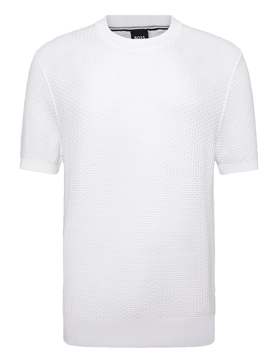 BOSS - H-Nilton - kurzärmelige t-shirts - white - 0