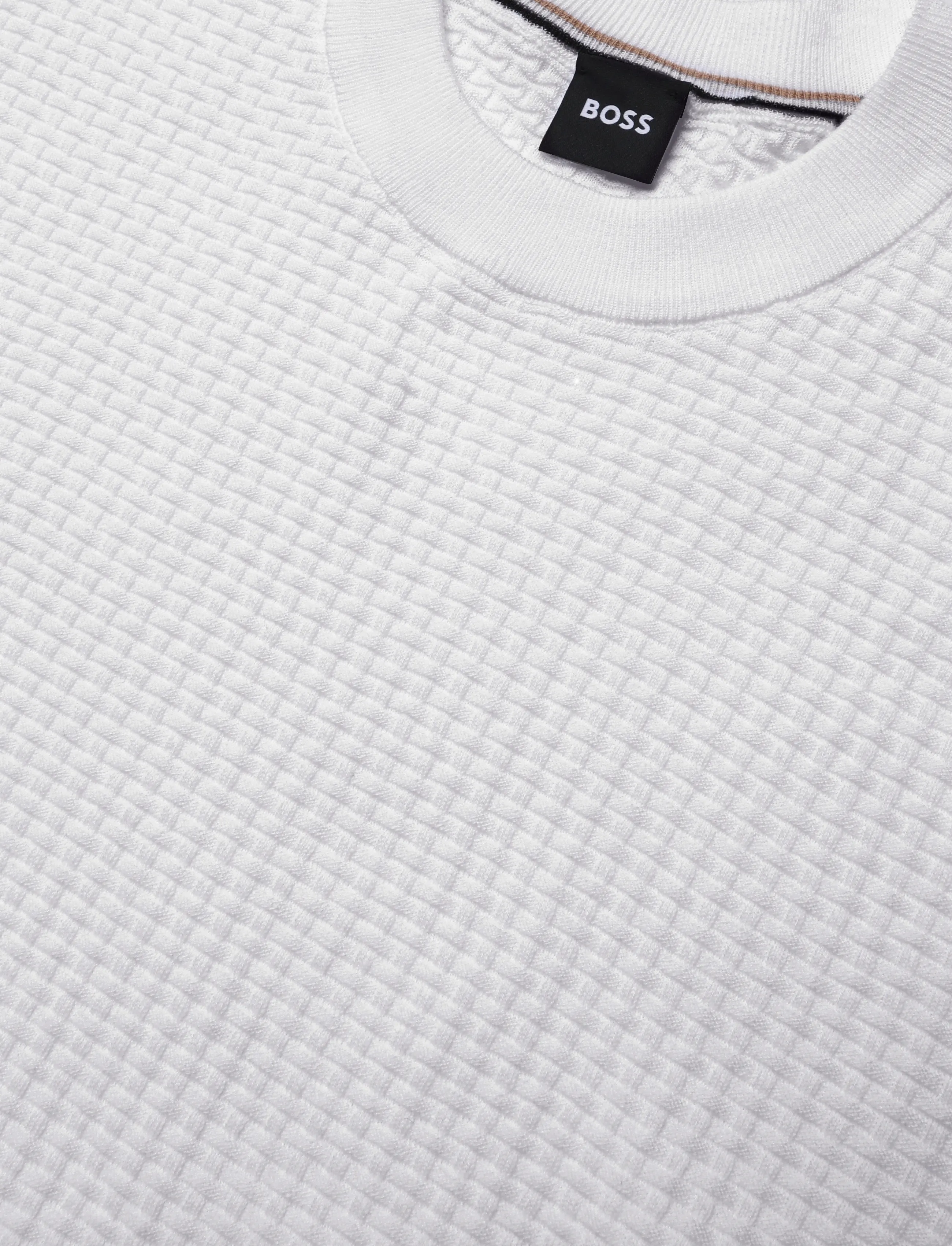 BOSS - H-Nilton - kurzärmelige t-shirts - white - 2