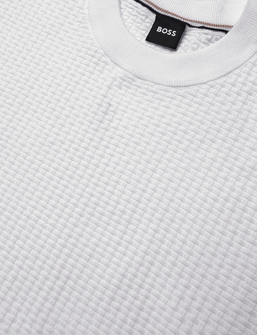 BOSS - H-Nilton - kurzärmelige t-shirts - white - 2