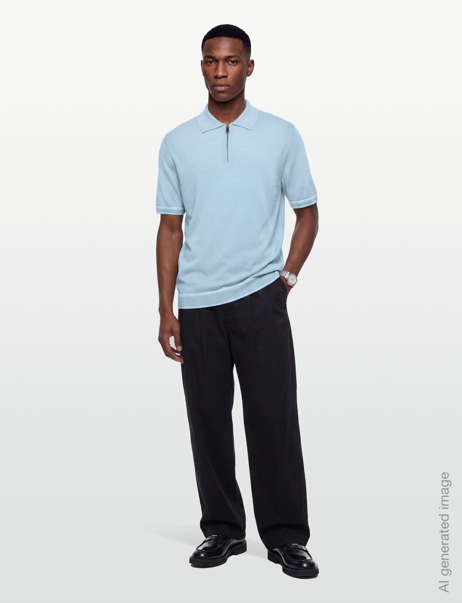 BOSS - H-Norbertino - kortärmade pikéer - light/pastel blue - 0