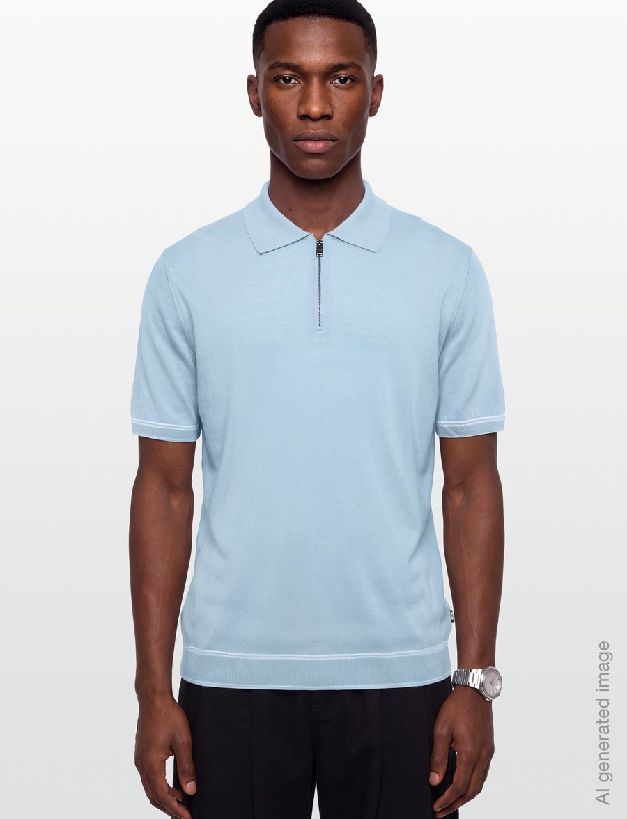 BOSS - H-Norbertino - kortärmade pikéer - light/pastel blue - 3