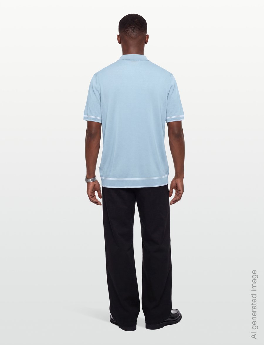 BOSS - H-Norbertino - kortärmade pikéer - light/pastel blue - 4