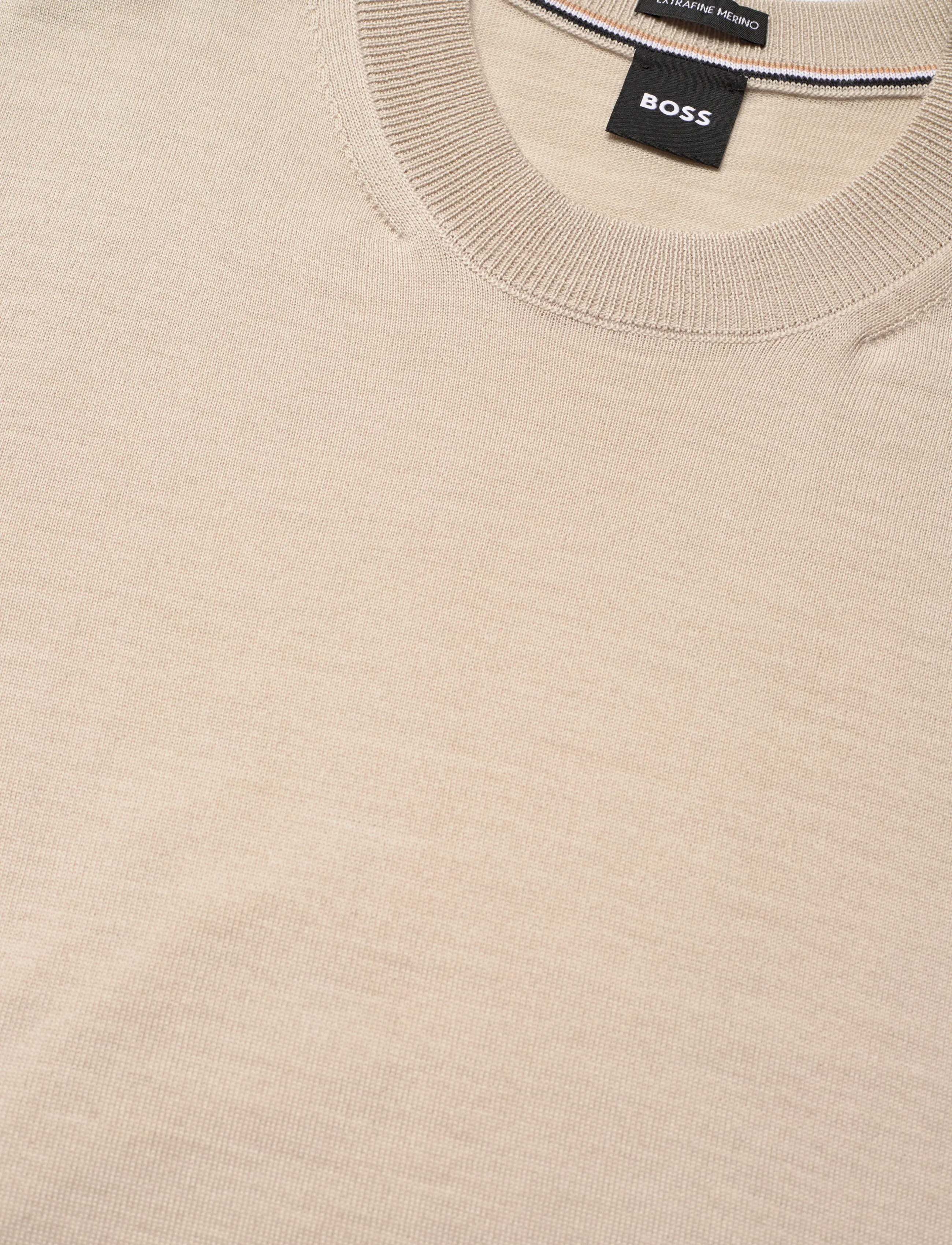 BOSS - H-Umauro - strik - open beige - 2