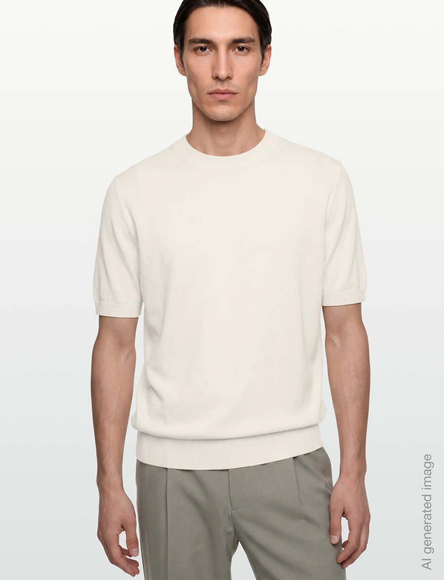 BOSS - H-Umauro - lühikeste varrukatega t-särgid - open white - 4
