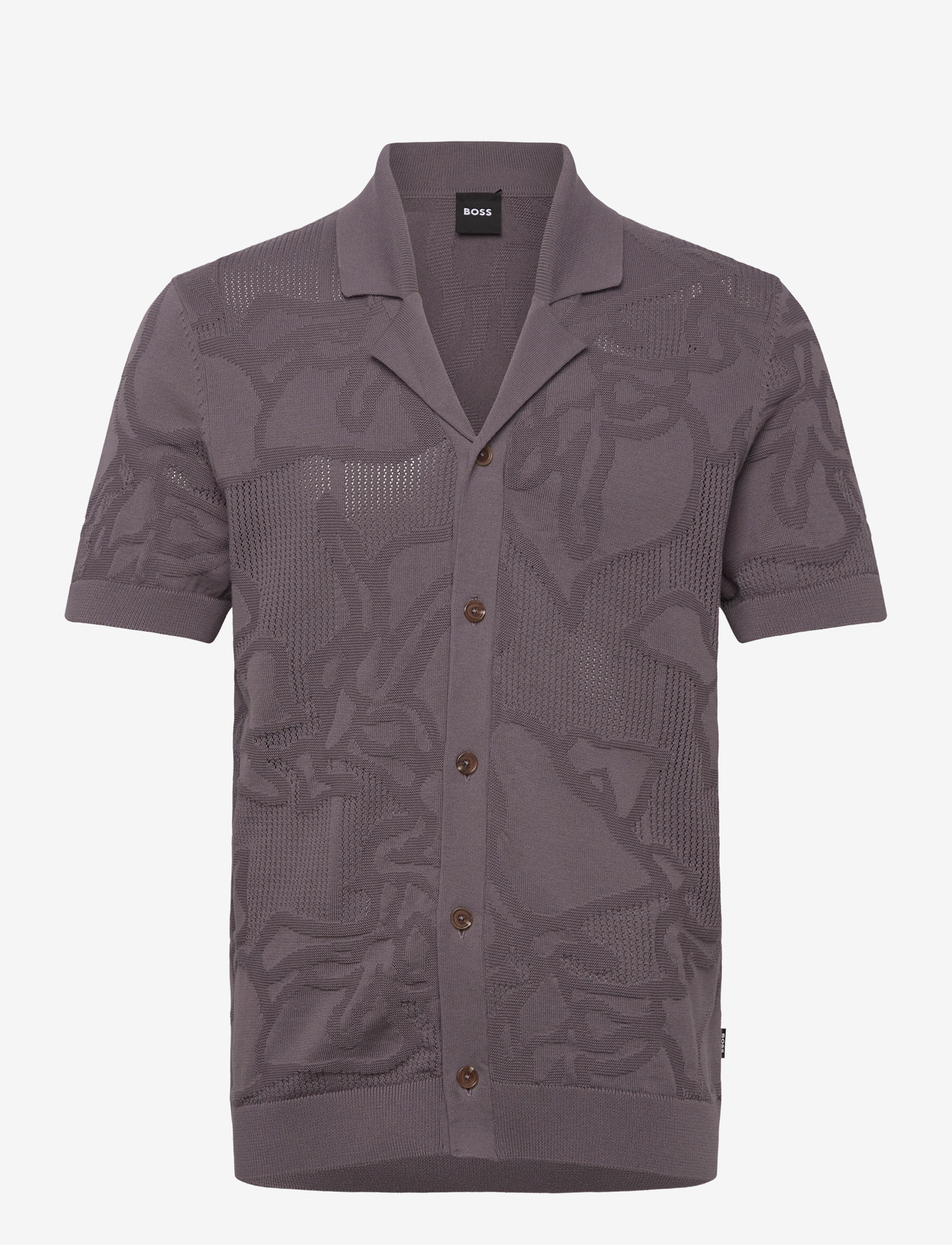 BOSS - C-Noy - stickade pikéer - medium purple - 0