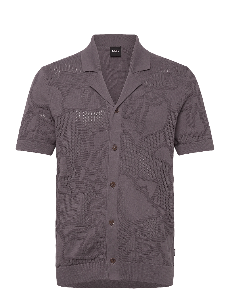 BOSS - C-Noy - stickade pikéer - medium purple - 0