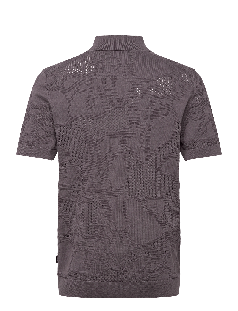 BOSS - C-Noy - stickade pikéer - medium purple - 1