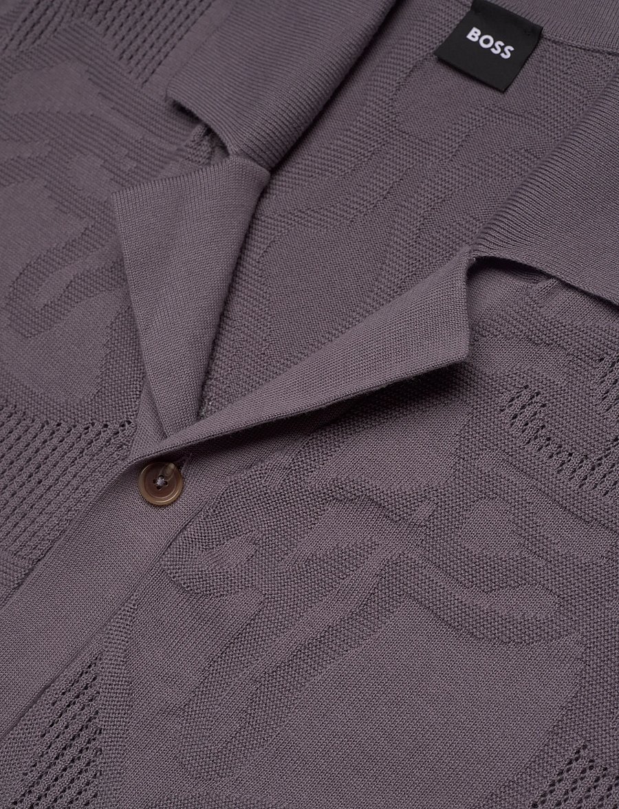 BOSS - C-Noy - polos en tricot - medium purple - 2