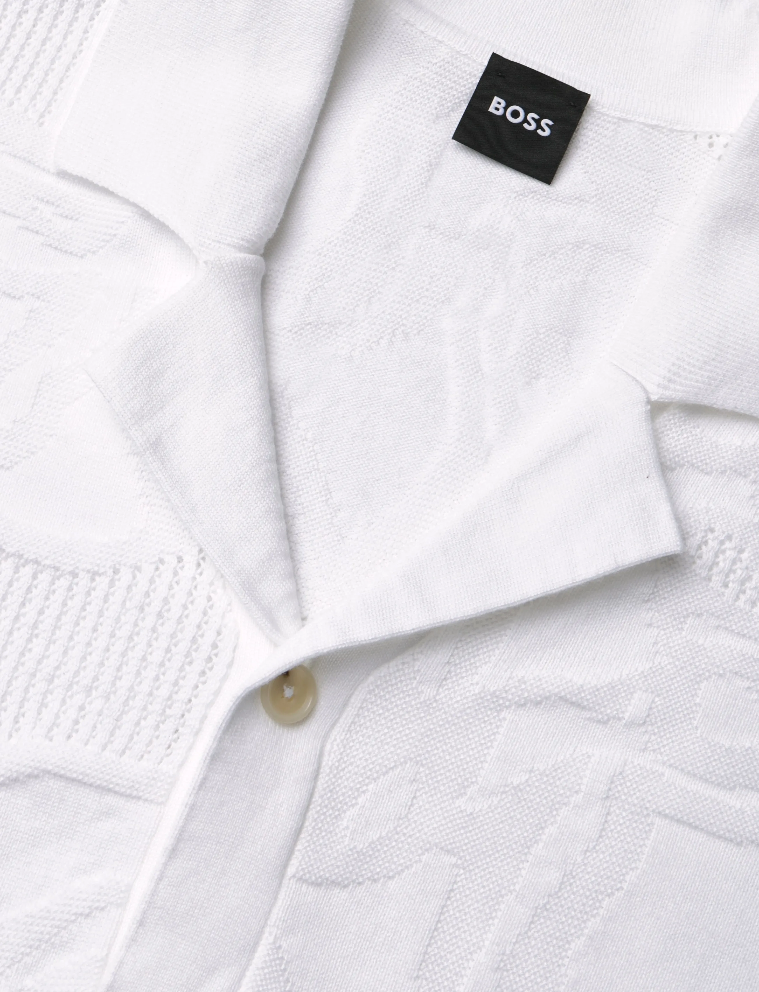 BOSS - C-Noy - polostrik - white - 2