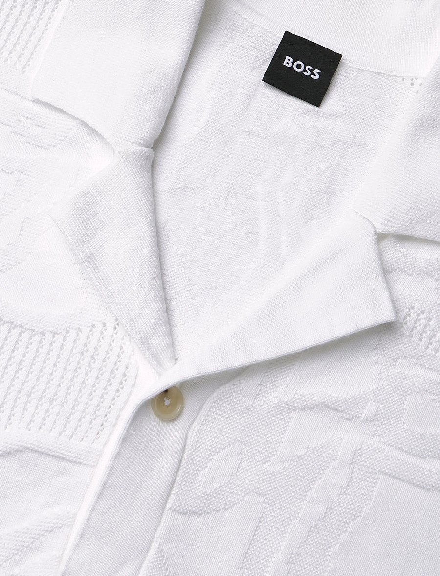 BOSS - C-Noy - polostrik - white - 2