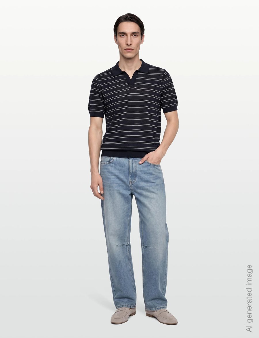 BOSS - H-Narciso - polostrik - dark blue - 0