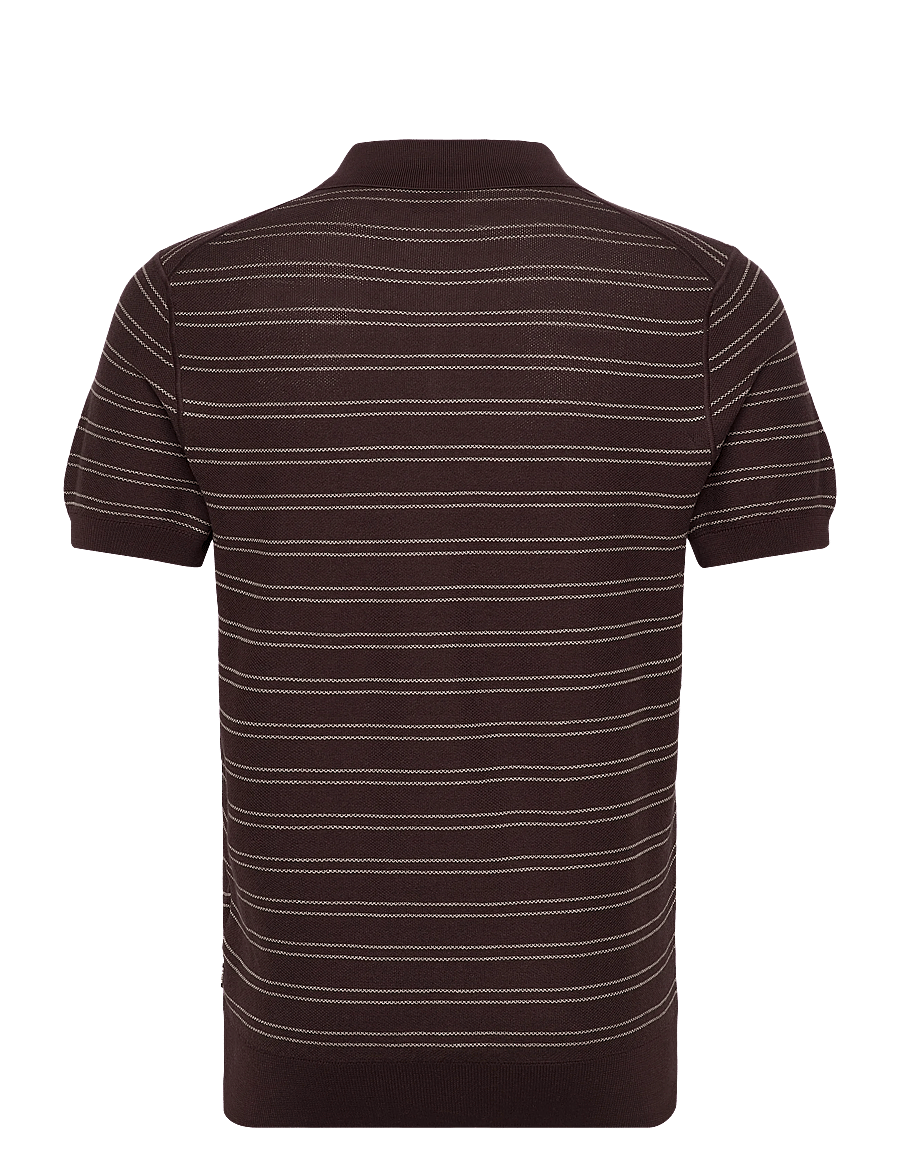 BOSS - H-Narciso - knitted polos - dark brown - 2