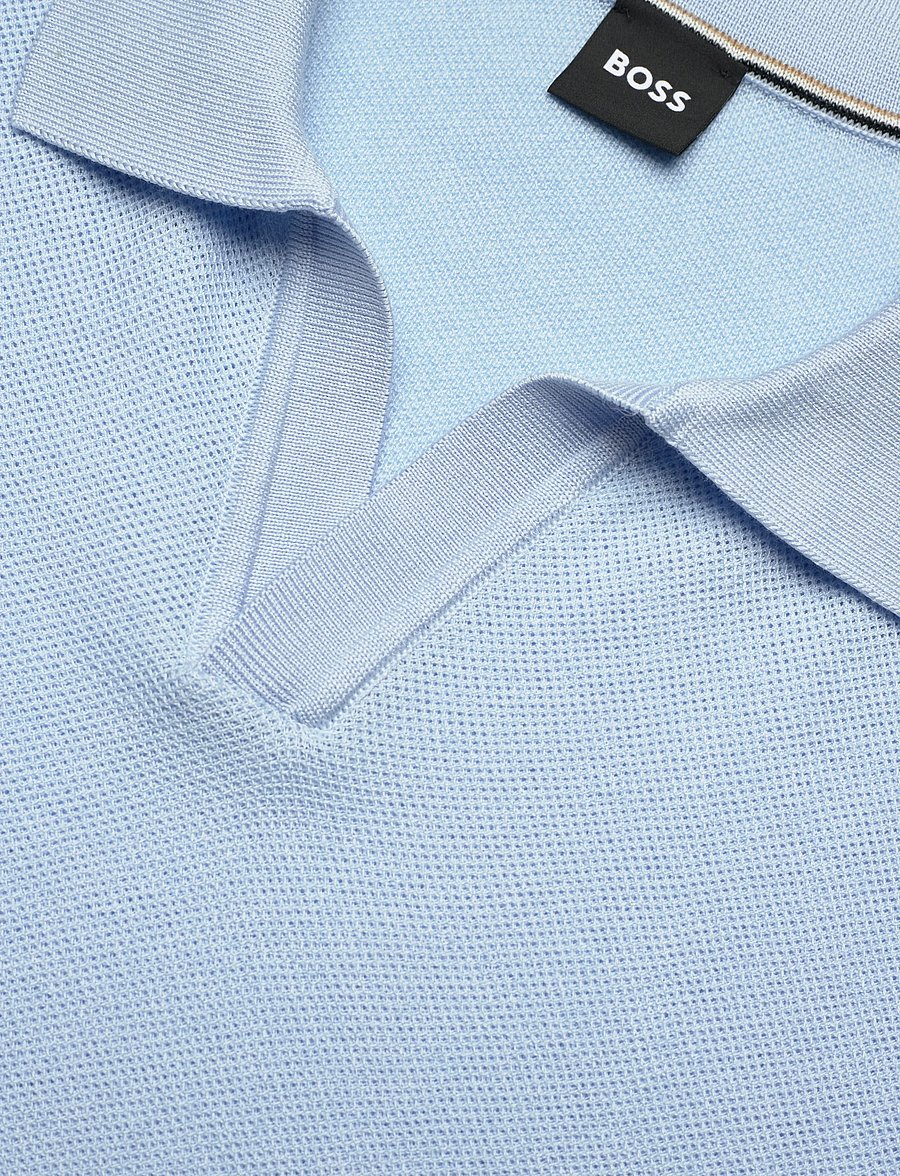 BOSS - H-Narciso - knitted polos - light/pastel blue - 2