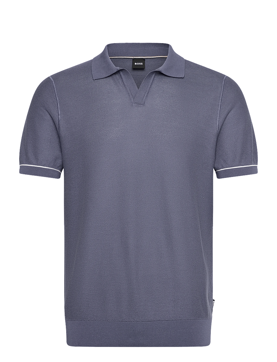 BOSS - H-Narciso - knitted polos - open blue - 1