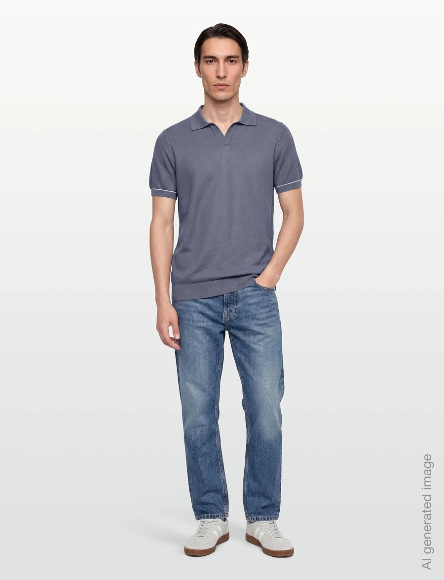 BOSS - H-Narciso - knitted polos - open blue - 0