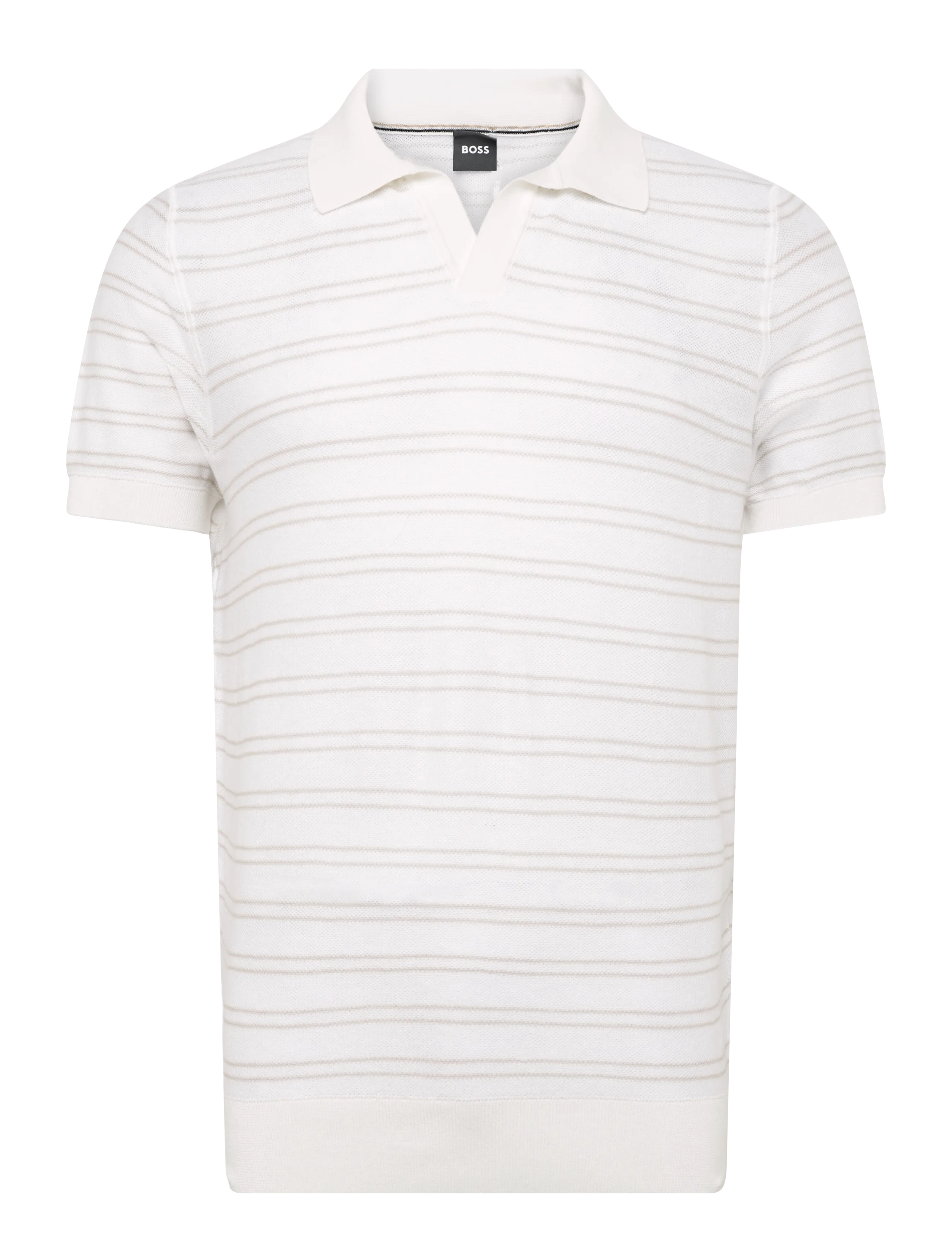 BOSS H-Narciso - Polostrik - WHITE / white