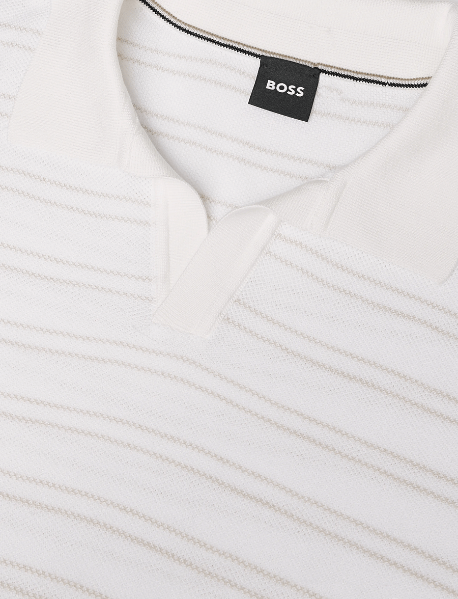BOSS - H-Narciso - polostrik - white - 2