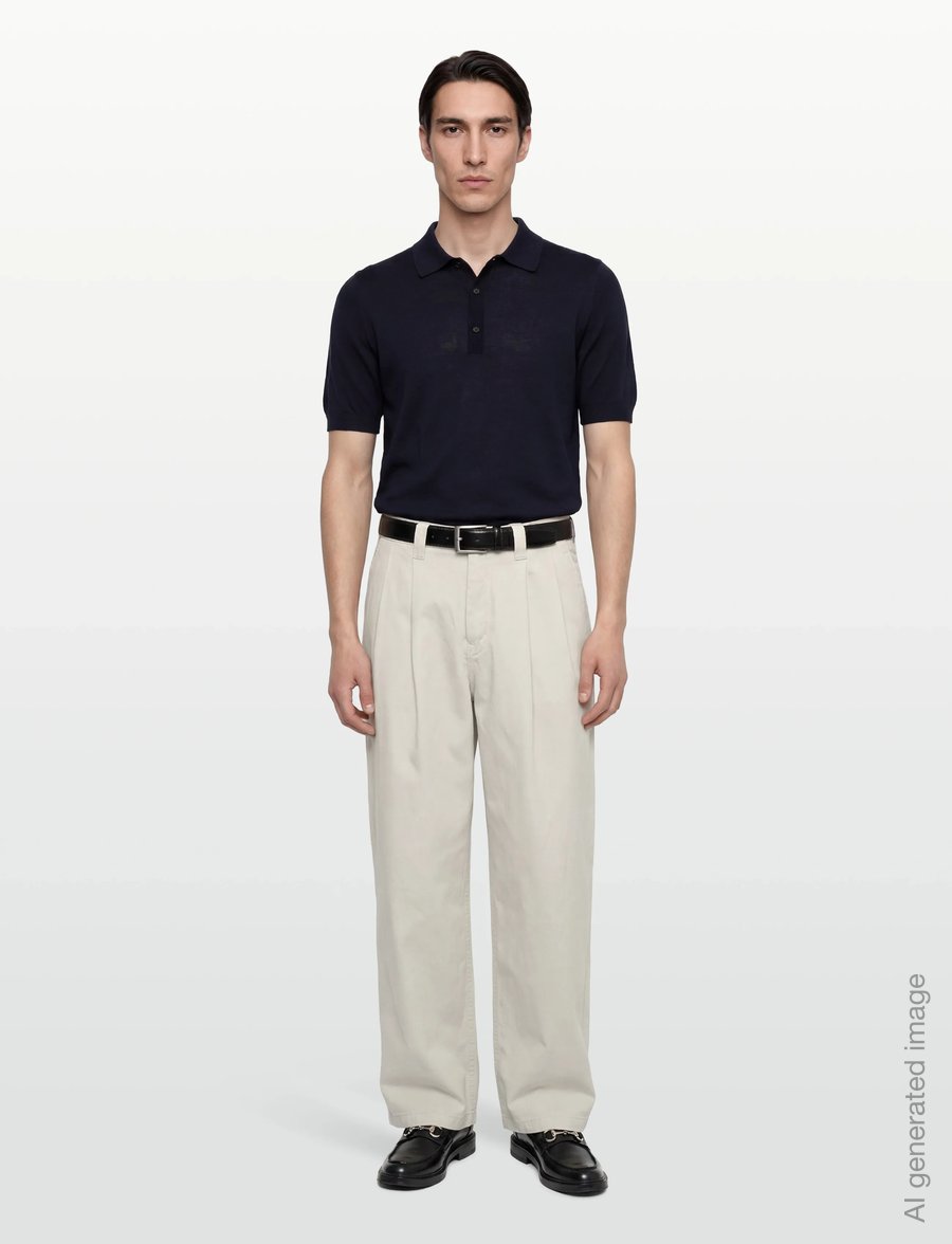 BOSS - H-Nolano - knitted polos - dark blue - 0