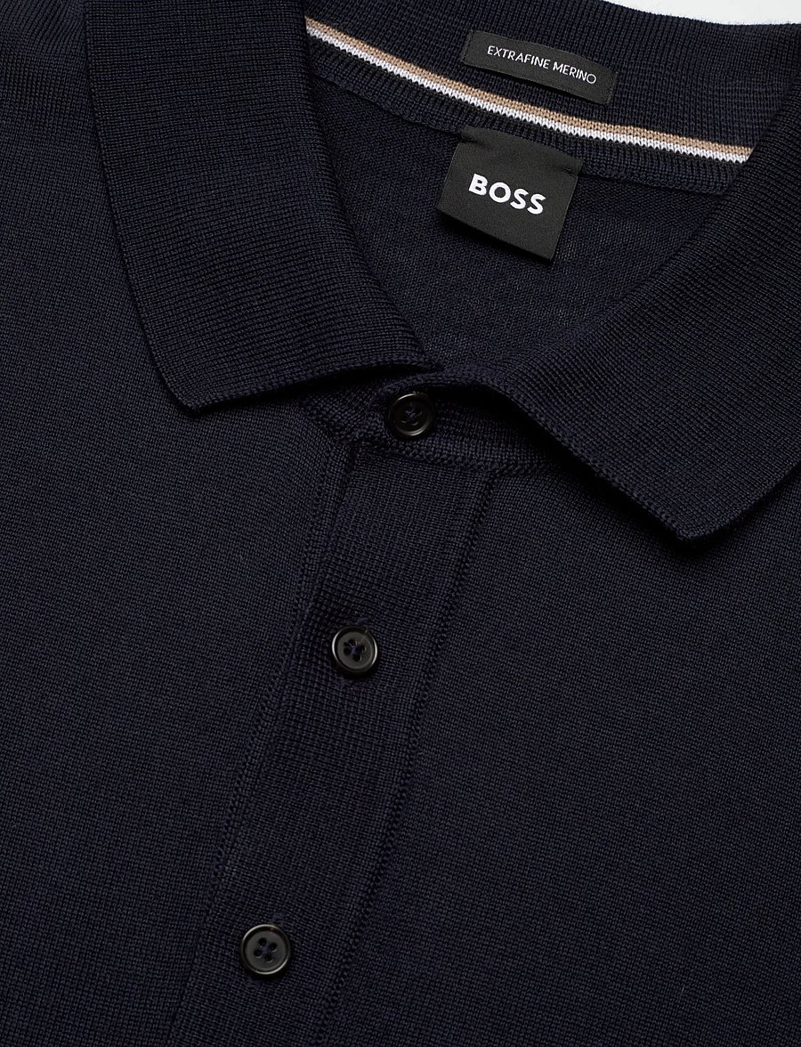 BOSS - H-Nolano - knitted polos - dark blue - 5