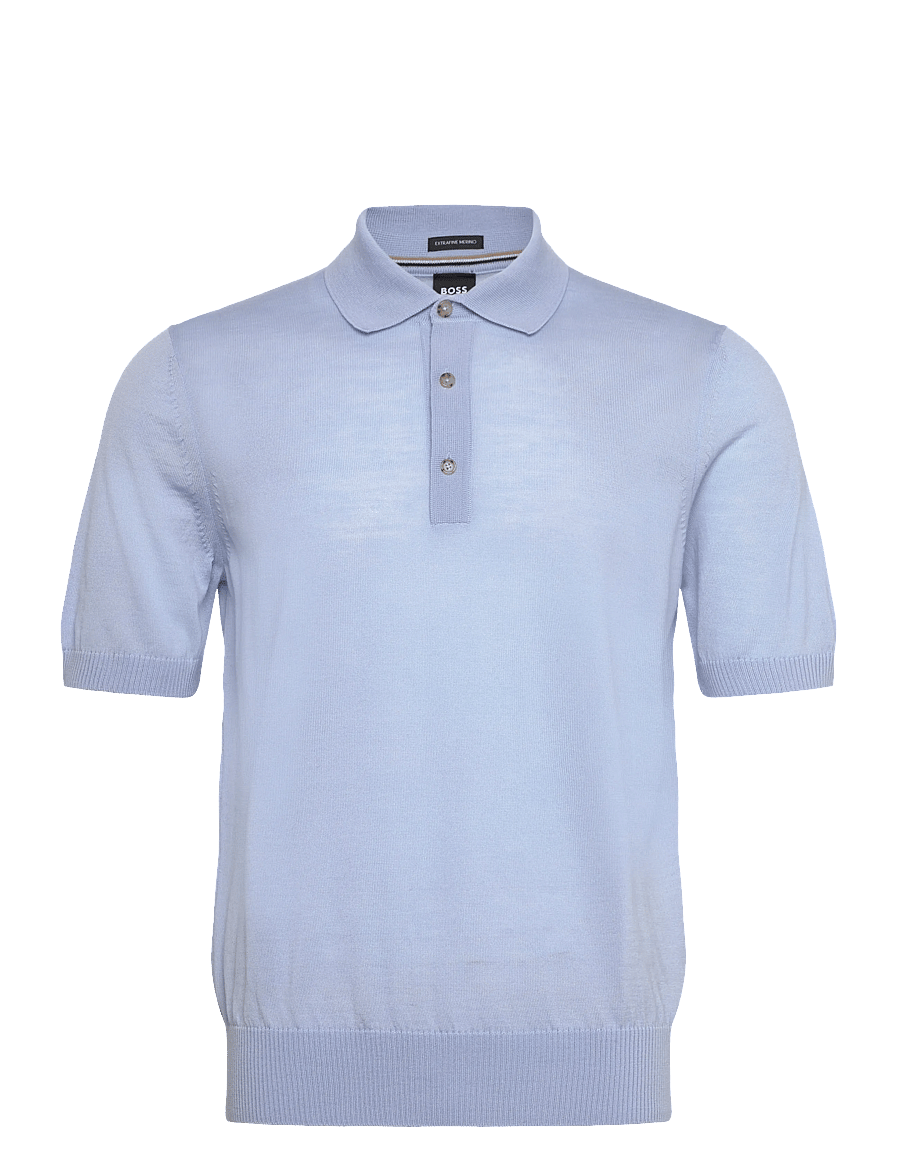 BOSS - H-Nolano - knitted polos - light/pastel blue - 1
