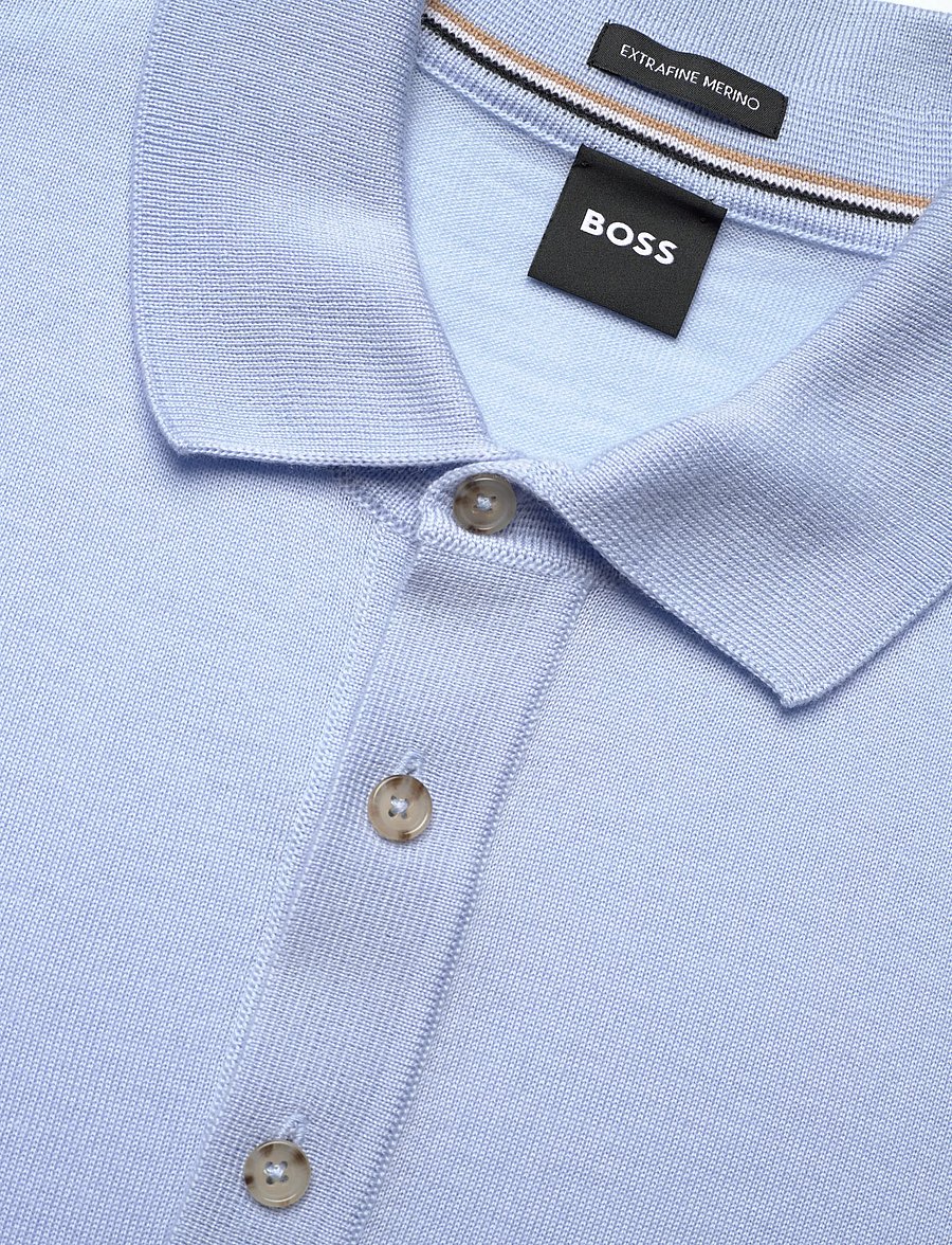 BOSS - H-Nolano - knitted polos - light/pastel blue - 5