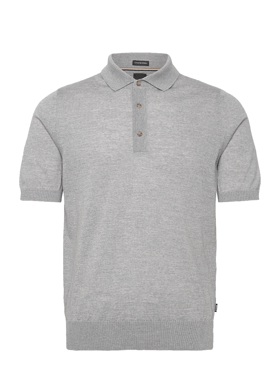 BOSS - H-Nolano - knitted polos - open grey - 1