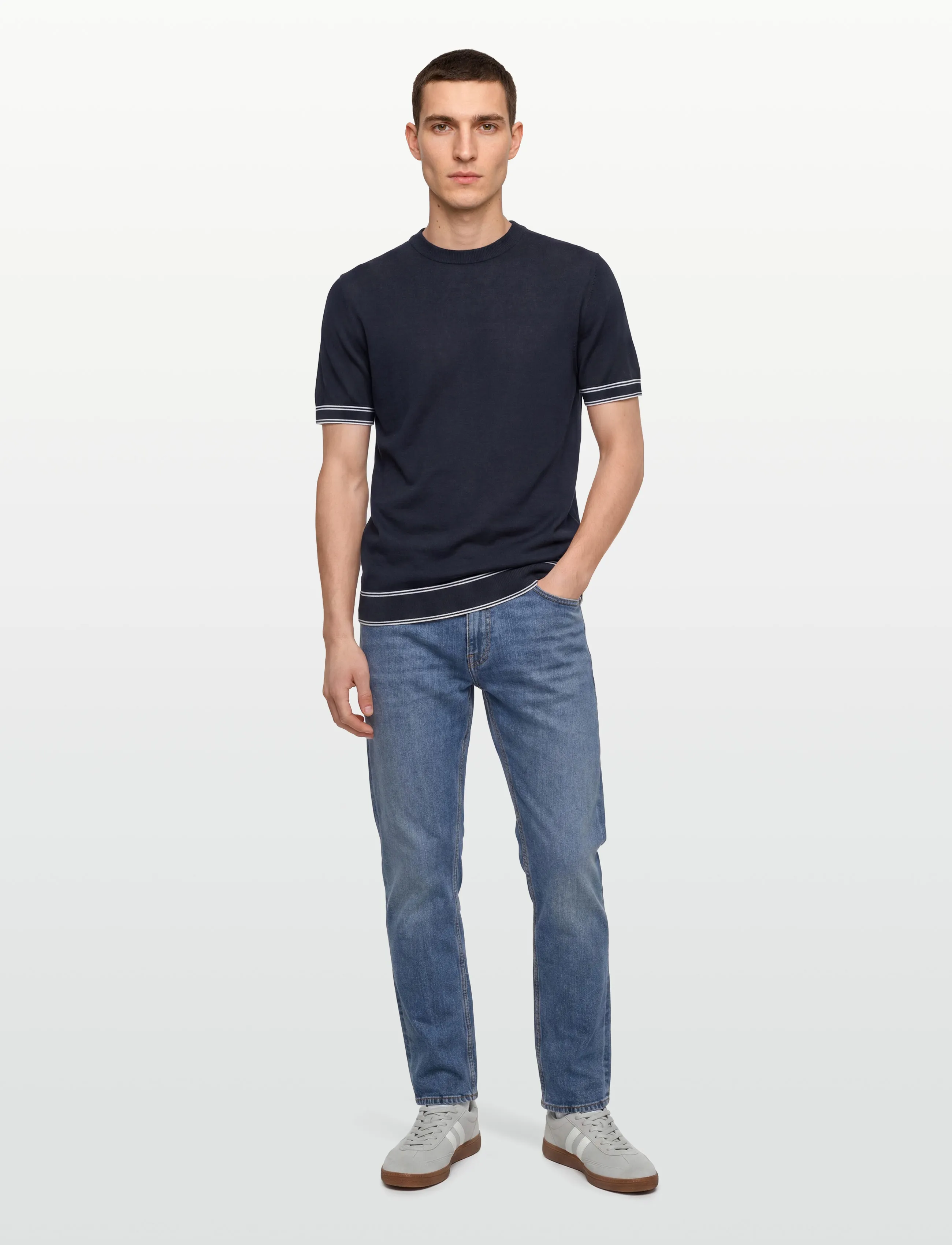 BOSS - H-Norberto - rundhals - dark blue - 0