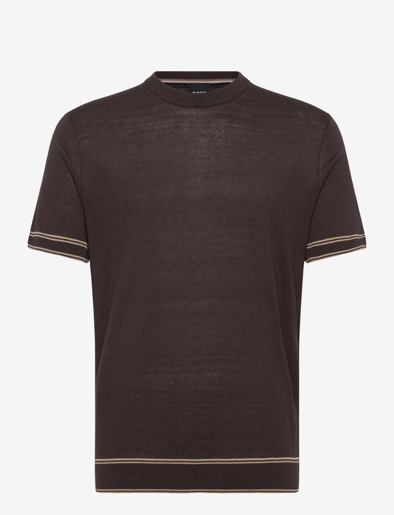 BOSS - H-Norberto - rundhals - dark brown - 0