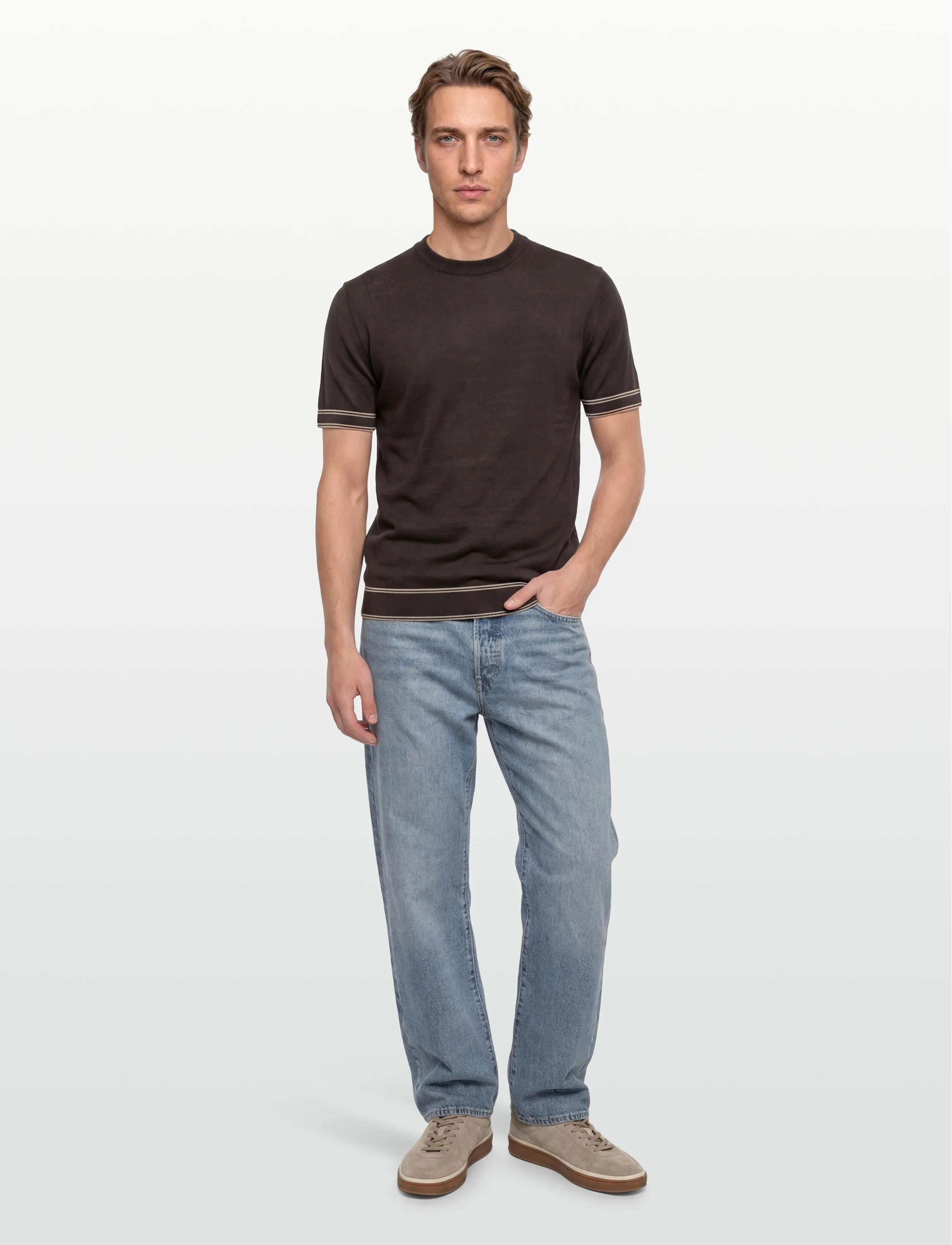 BOSS - H-Norberto - trøjer - dark brown - 0