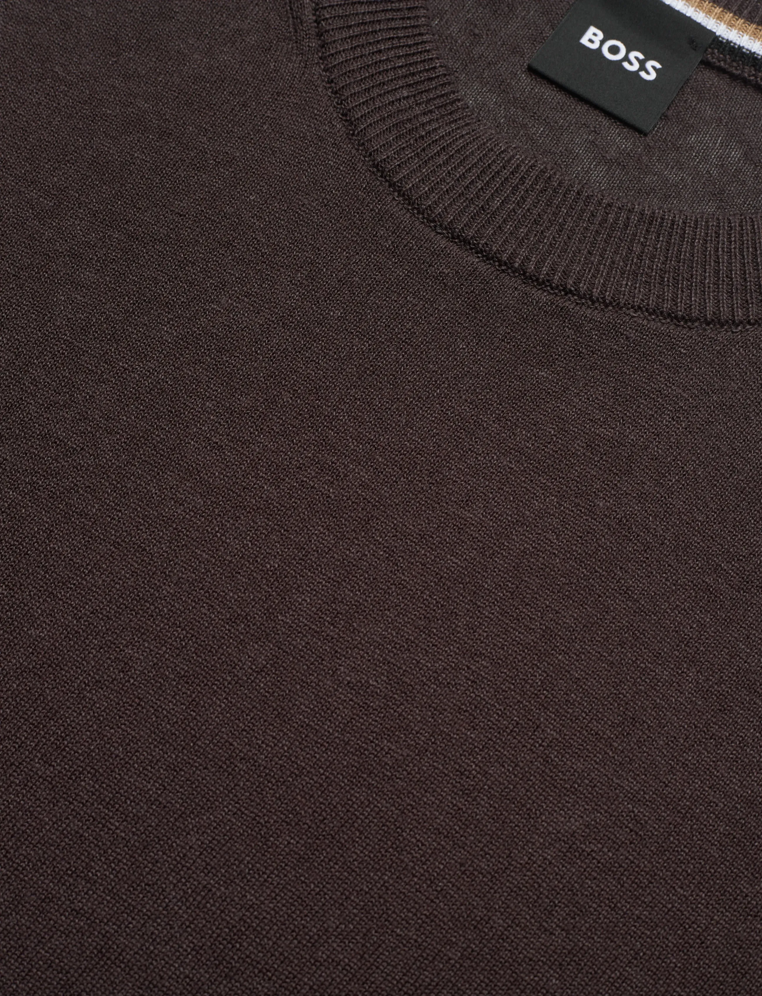 BOSS - H-Norberto - rundhals - dark brown - 2