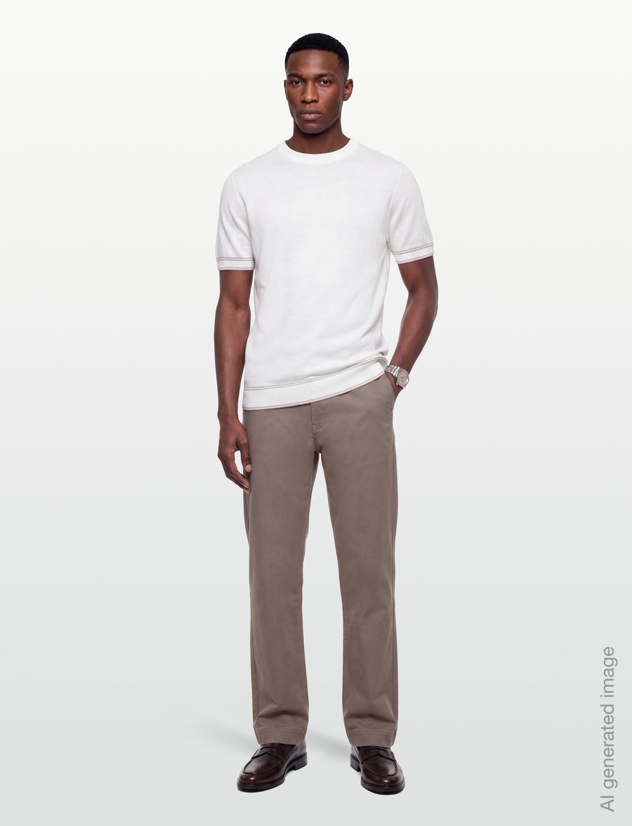 BOSS - H-Norberto - kortärmade t-shirts - white - 0
