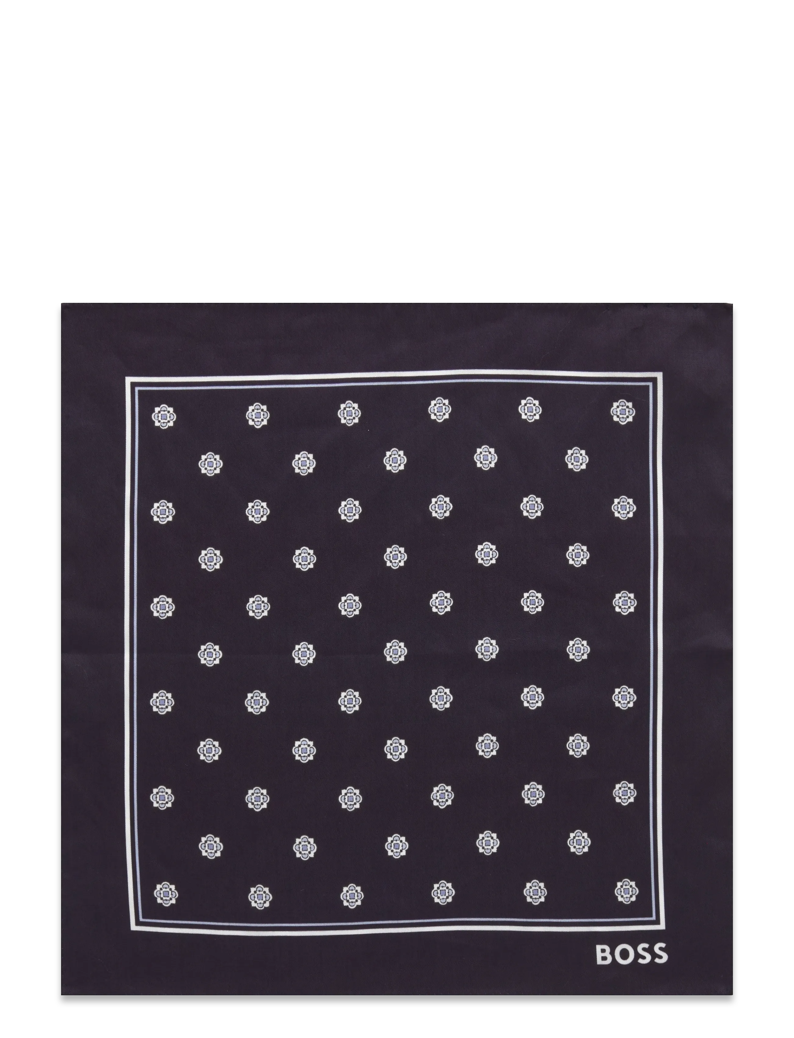 BOSS H-Pocket Sq-222, One Size, Scarves, Marineblau - Lightweight Männerswear
