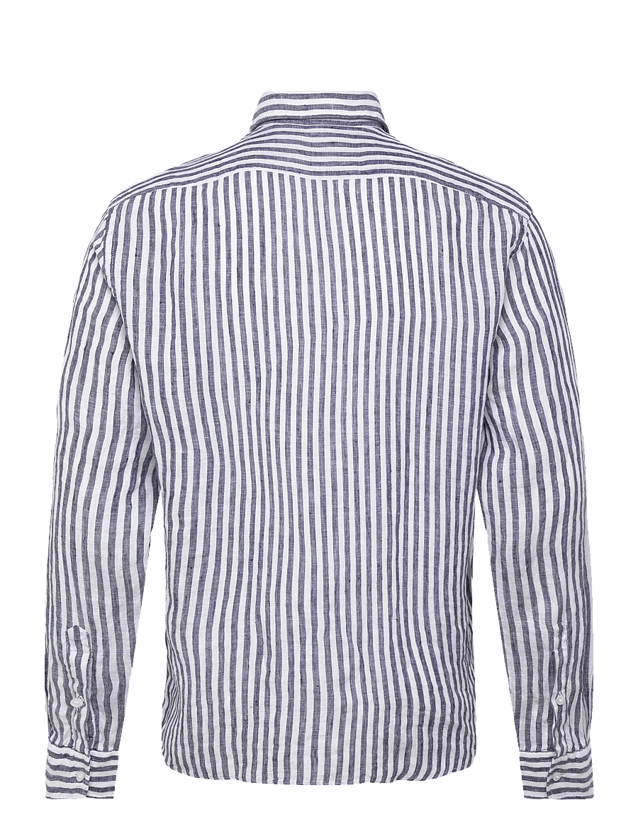 BOSS - H-LIAM-BD-E-C1-261 - randiga skjortor - dark blue - 1