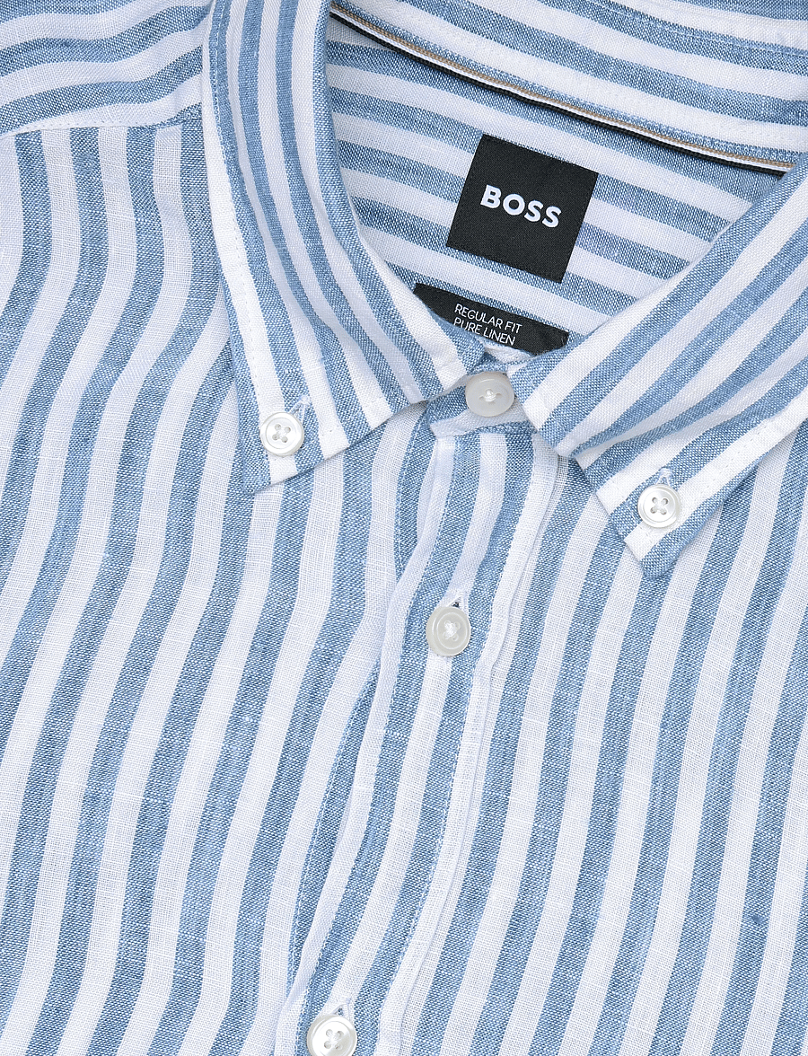 BOSS - H-LIAM-BD-E-C1-261 - striped shirts - light/pastel blue - 5