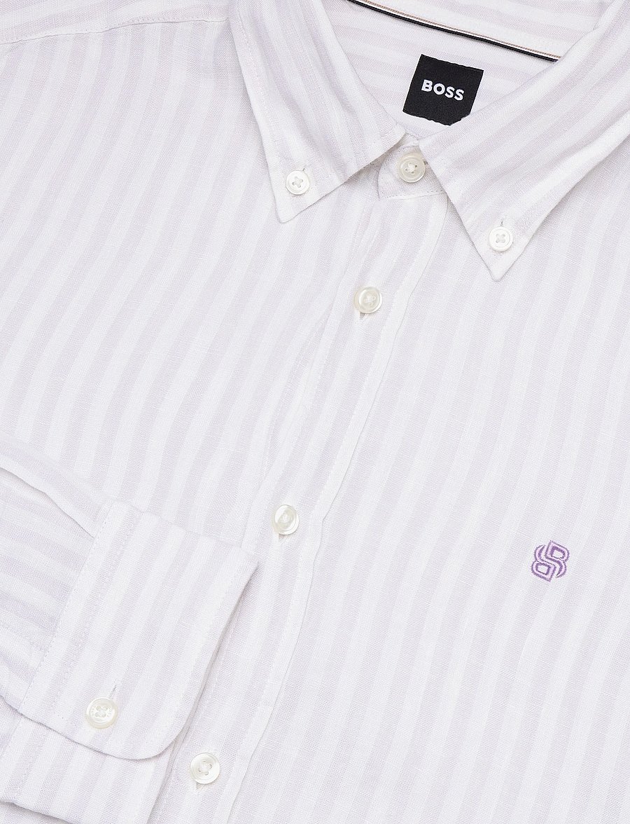 BOSS - H-LIAM-BD-E-C1-261 - gestreifte hemden - light/pastel purple - 5
