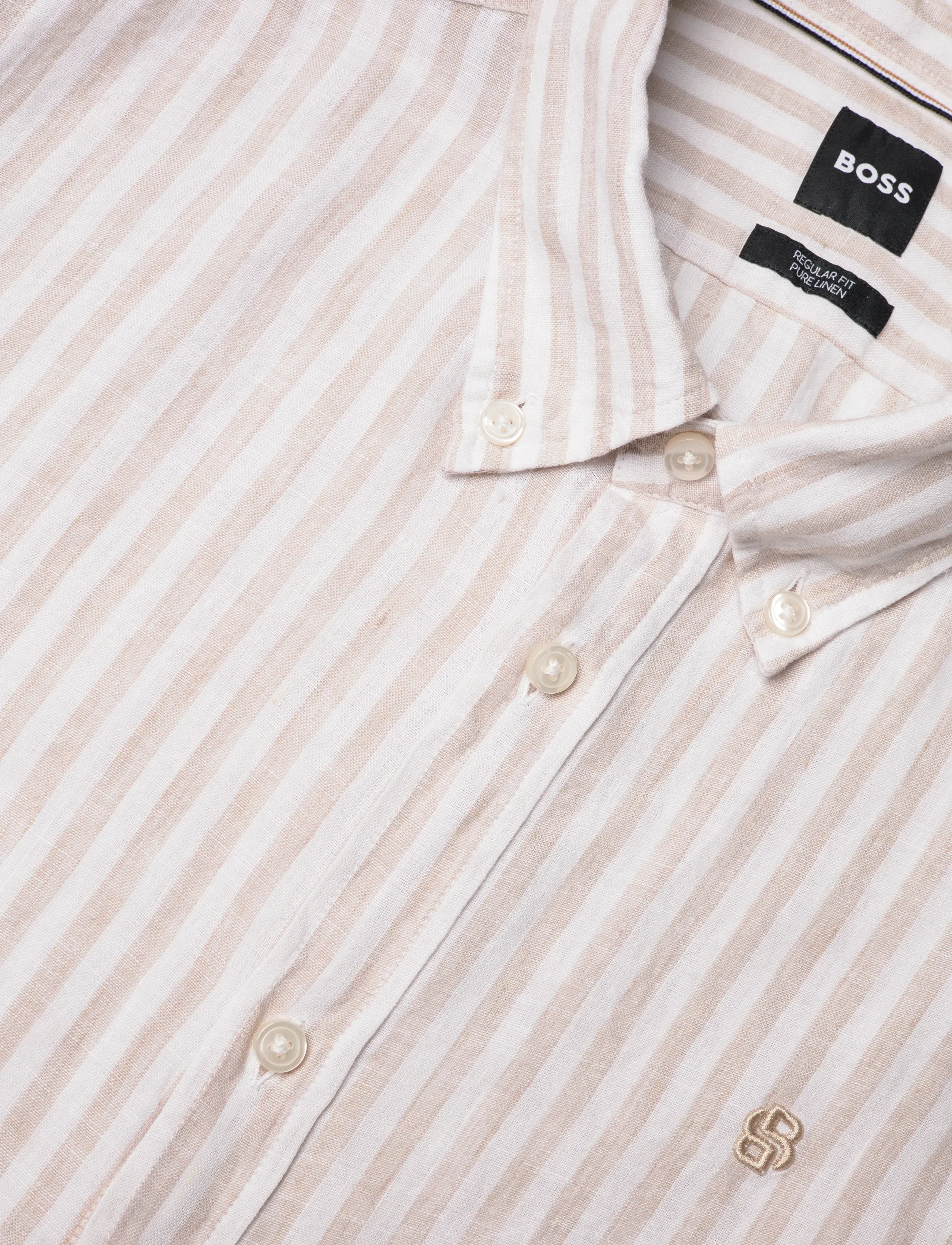 BOSS - H-LIAM-BD-E-C1-261 - casual skjorter - open beige - 3
