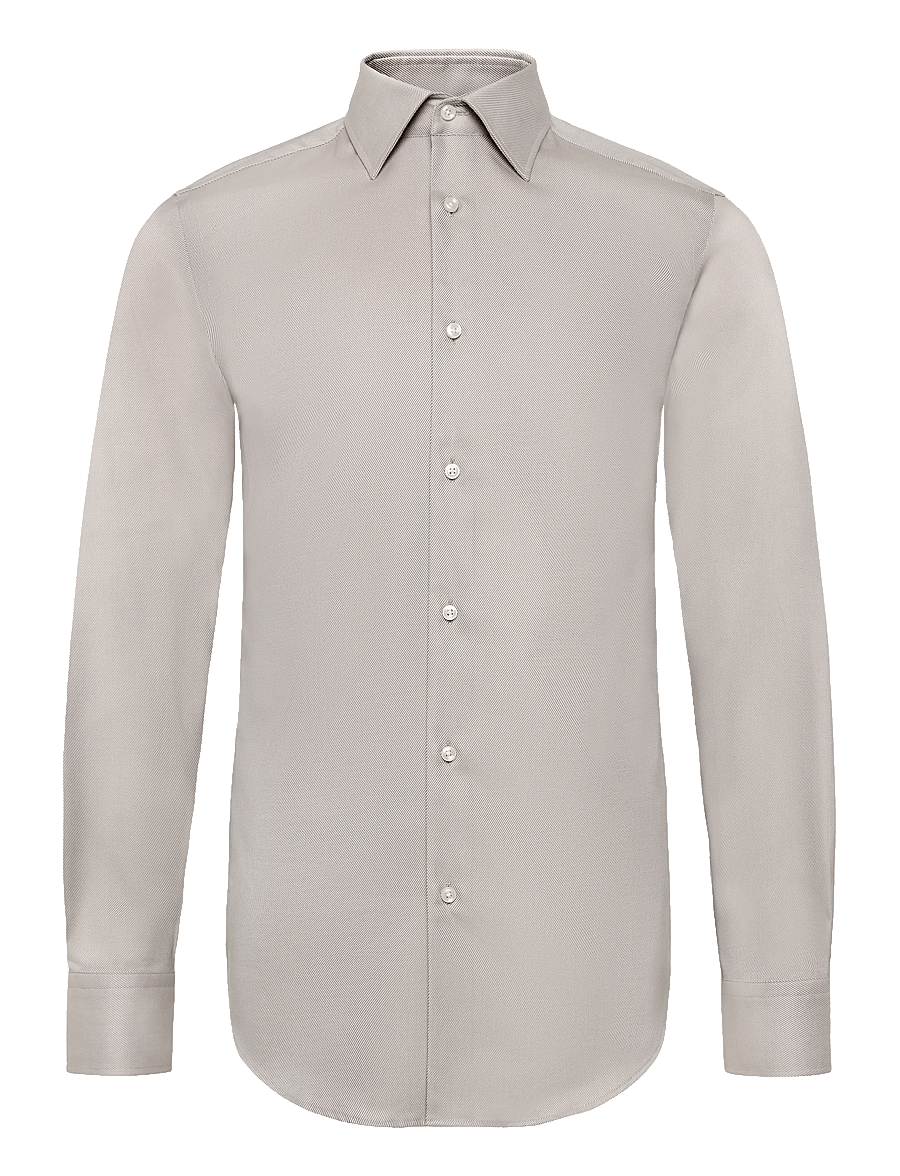 BOSS - H-HANK-K-C1-261 - formal shirts - dark beige - 0