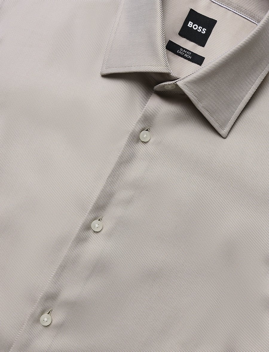 BOSS - H-HANK-K-C1-261 - formal shirts - dark beige - 2