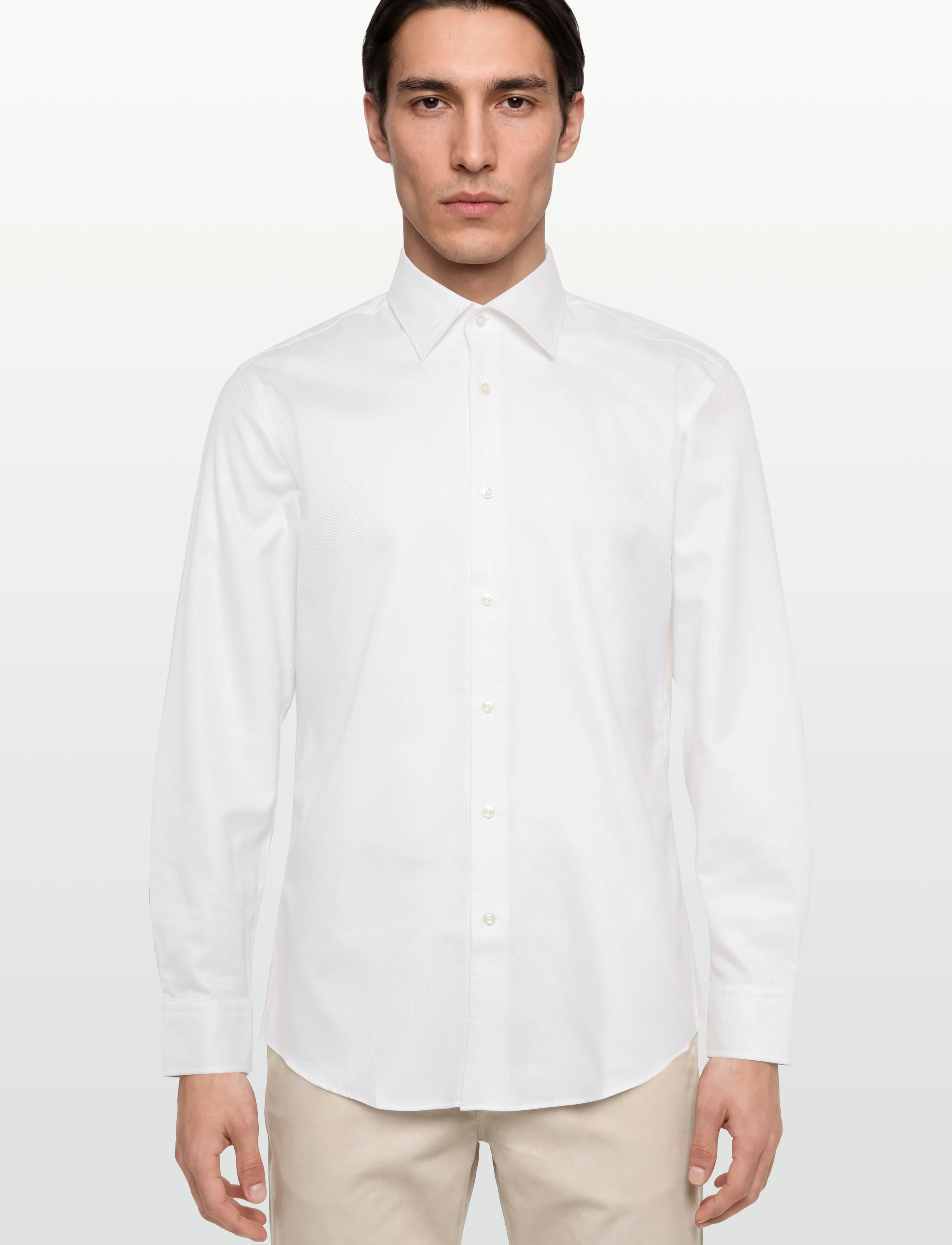 BOSS - H-HANK-K-C1-261 - kostymskjortor - white - 3