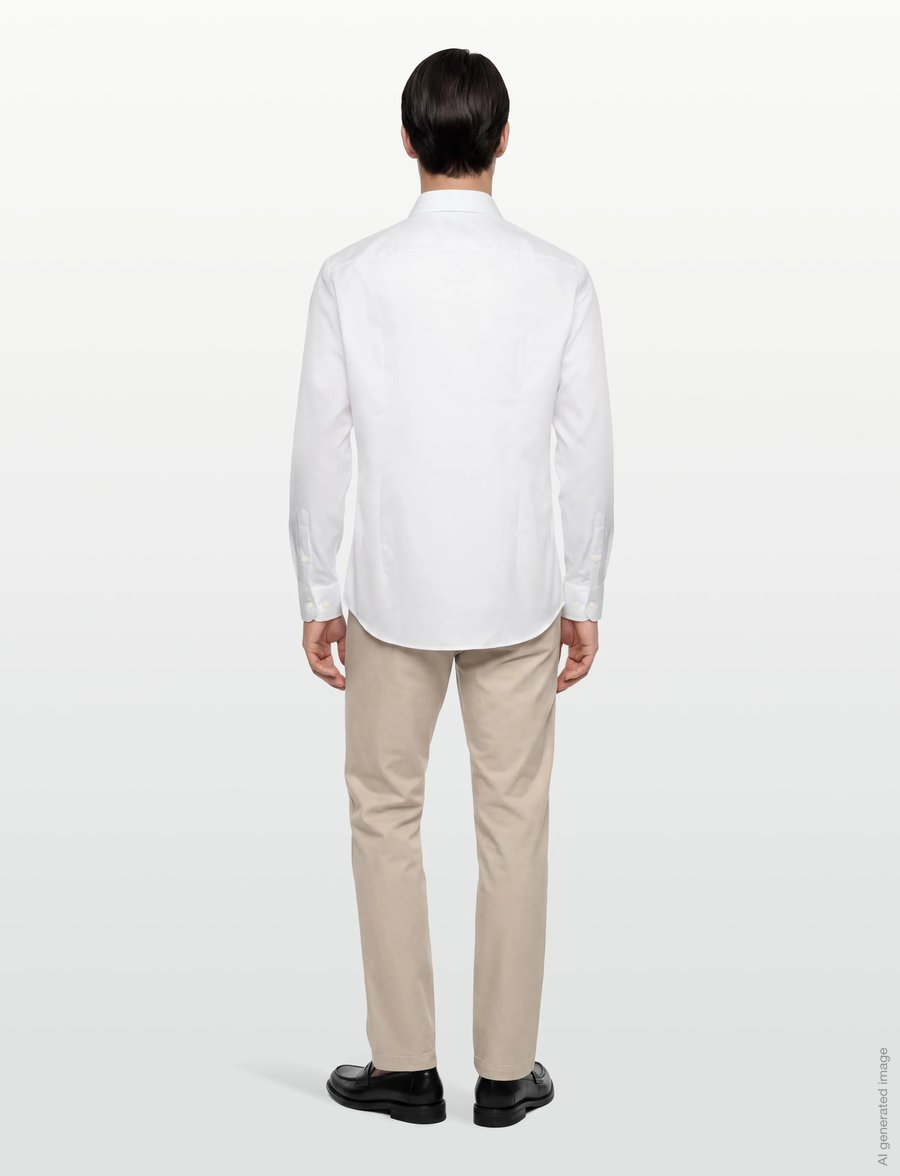 BOSS - H-HANK-K-C1-261 - kostymskjortor - white - 4