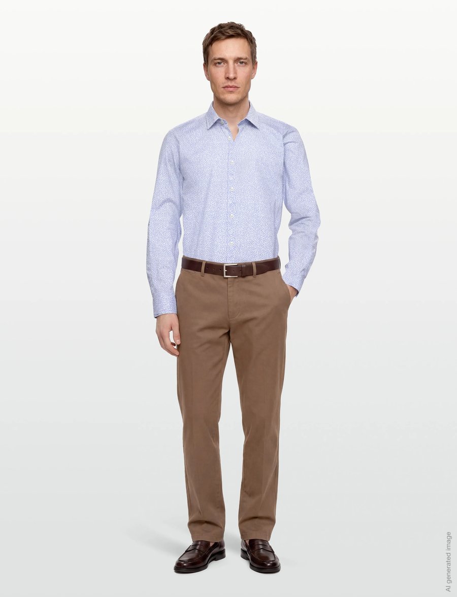 BOSS - H-JOE-K-C1-261 - gemusterte hemden - light/pastel blue - 0