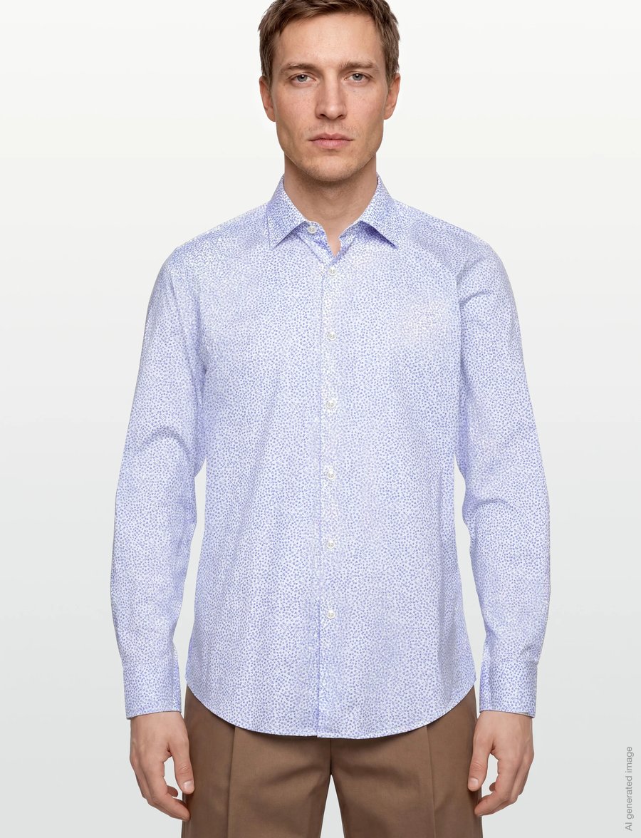 BOSS - H-JOE-K-C1-261 - gemusterte hemden - light/pastel blue - 3