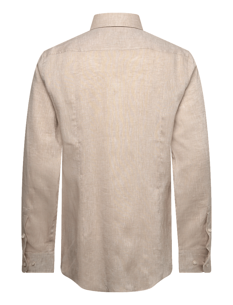 BOSS - H-HANK-K-C1-261 - hørskjorter - open beige - 1