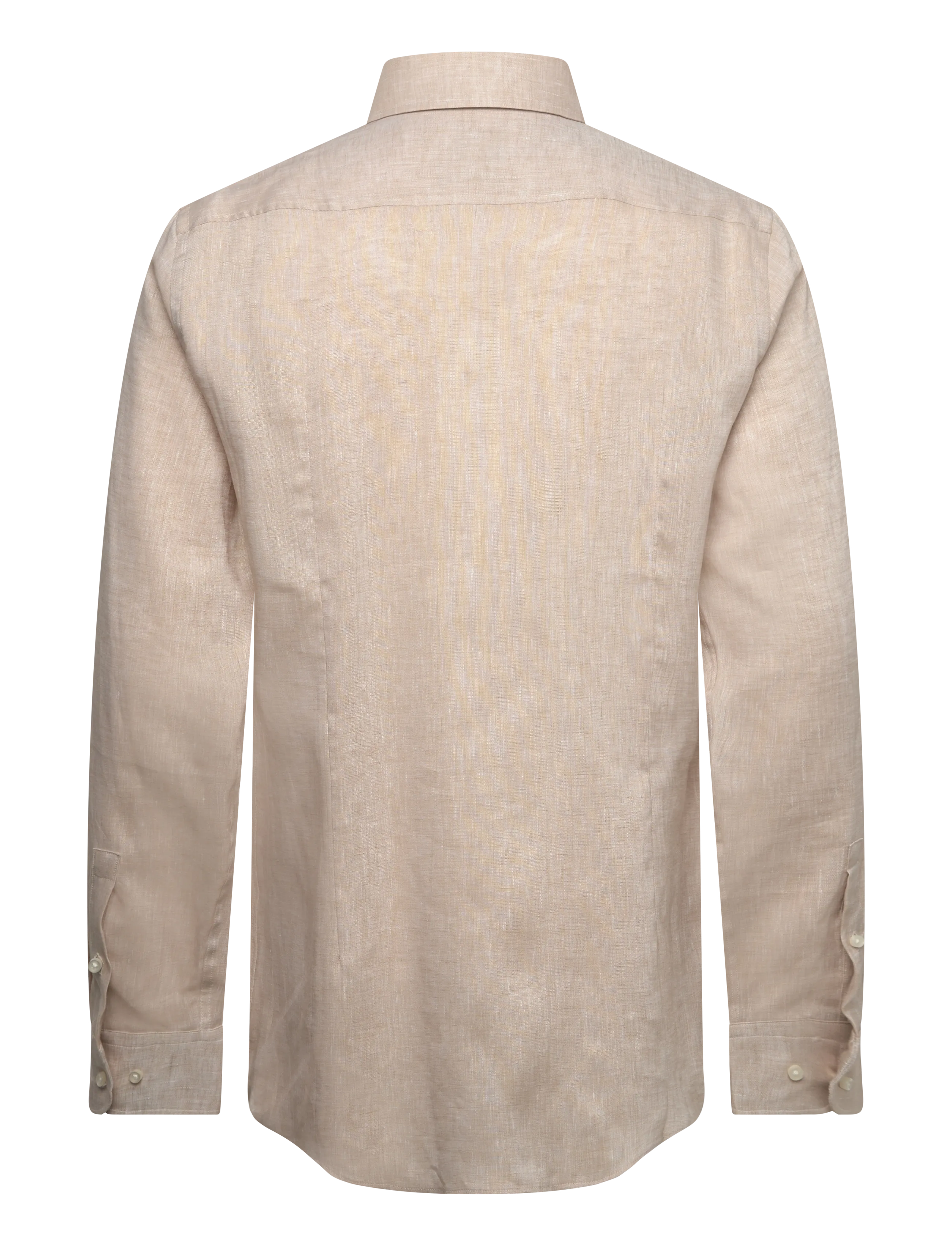BOSS - H-HANK-K-C1-261 - leinenhemden - open beige - 2